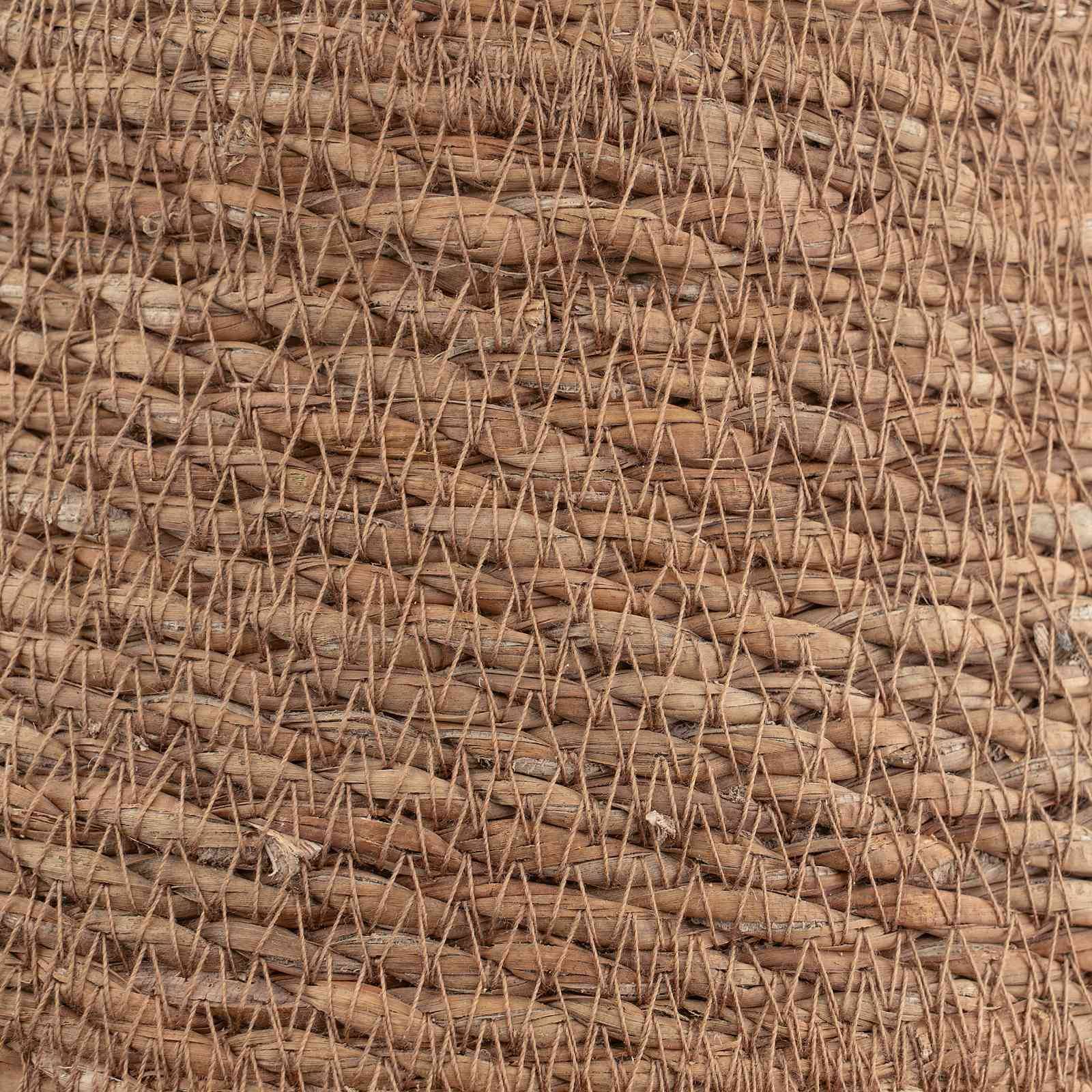vidaXL Pflanzenkübel mit Griffen Natur Ø 22 x 20 cm 100% Seegras