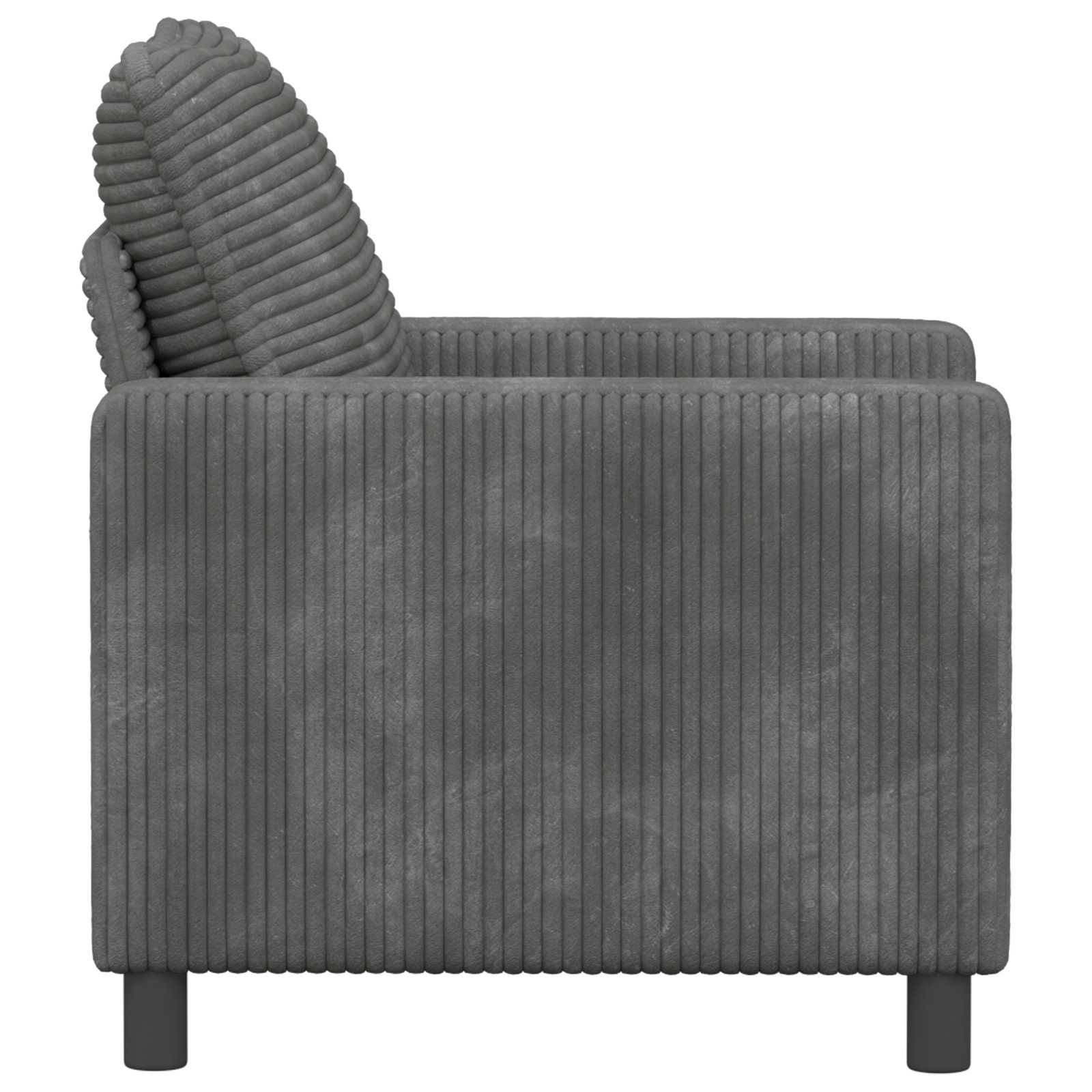 vidaXL Sofa Hellgrau 76 x 81 x 87,5 cm Polyester
