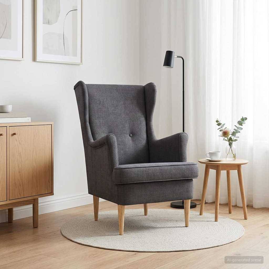 vidaXL Sessel Dunkelgrau ARES