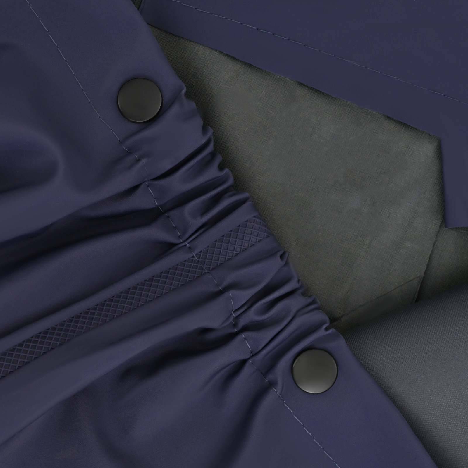 vidaXL Wathose mit Stiefeln PVC-beschichtetes Polyester Größe 42 Blau