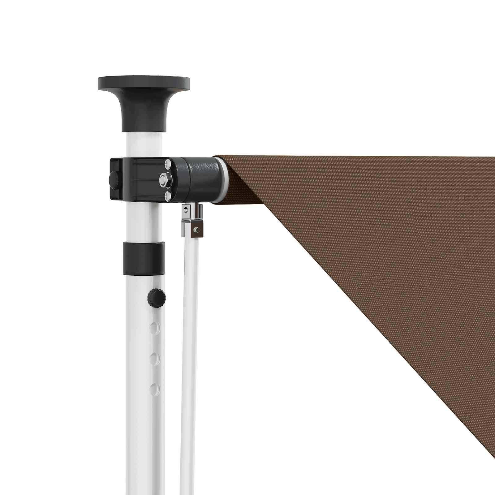 vidaXL Manuell einziehbare Markise Taupe 300 cm