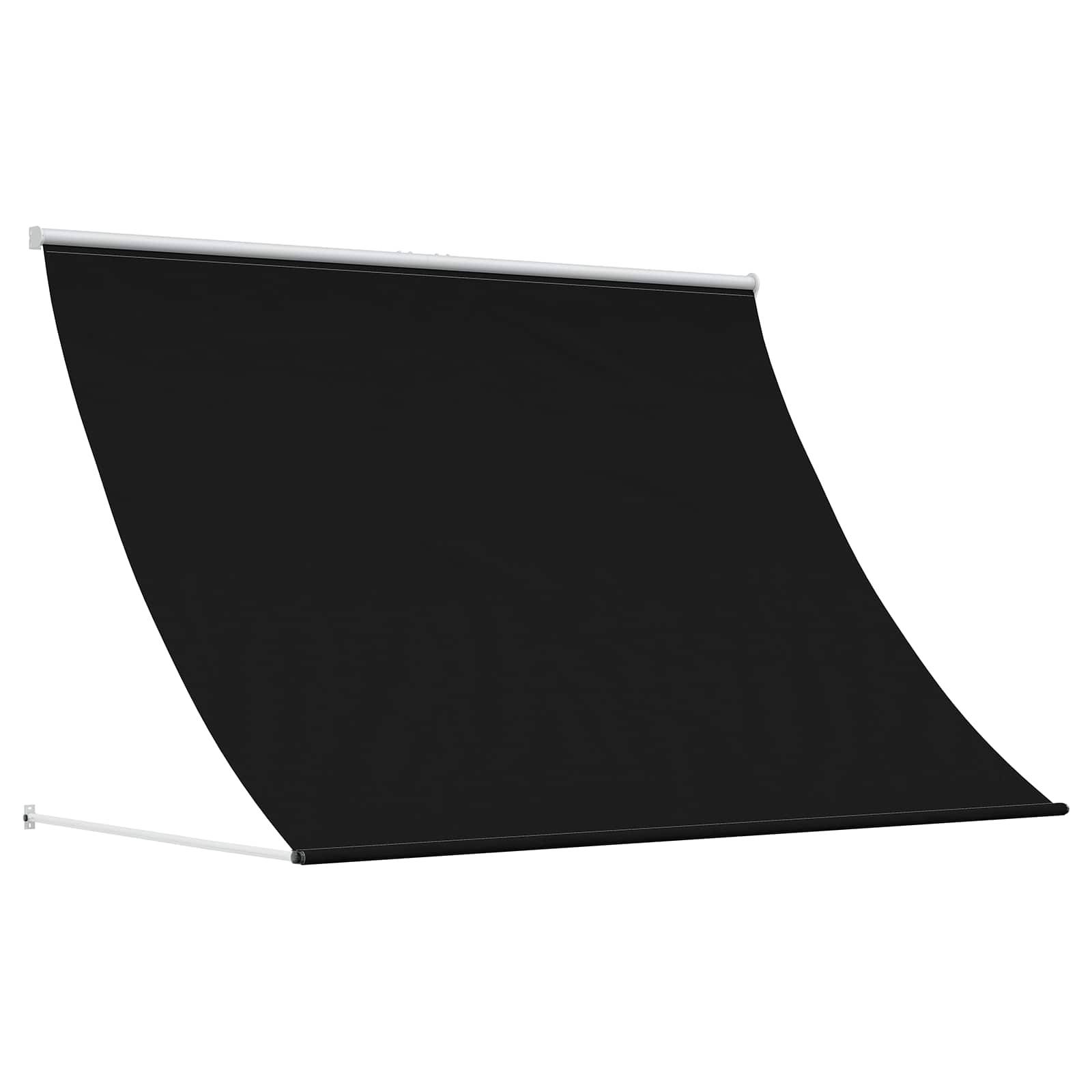 vidaXL Markise Schwarz 250 x 150 cm