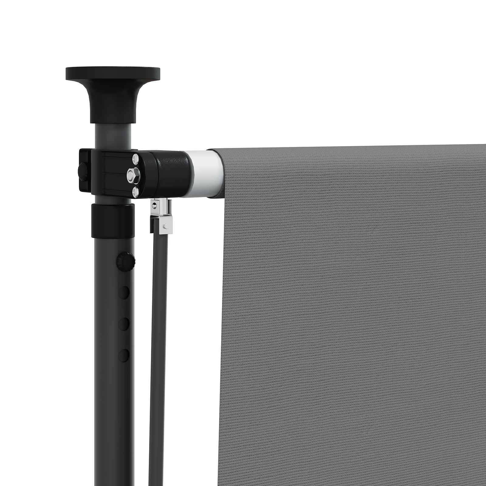 vidaXL Outdoor Rollo Hellgrau 100 x 270 cm