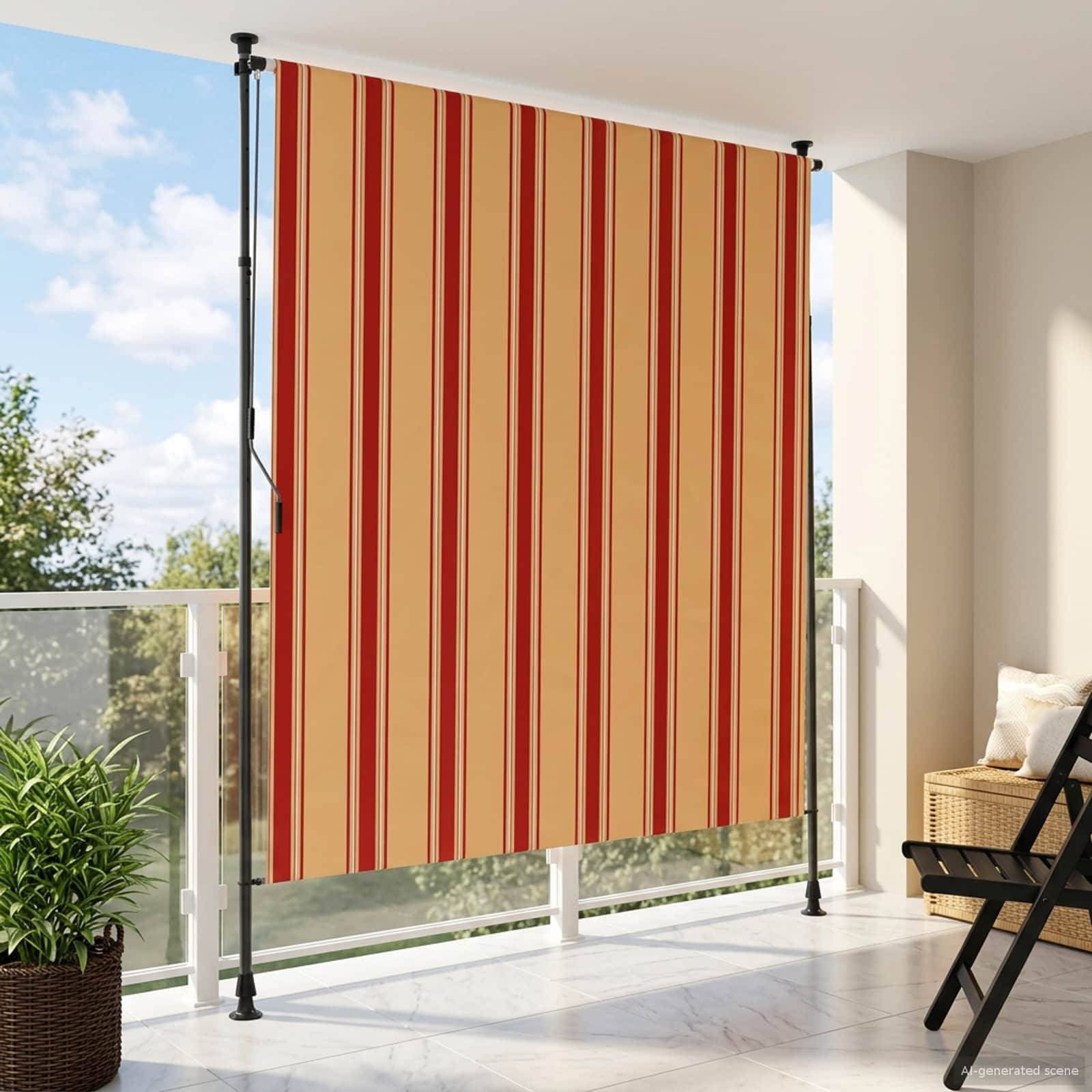 vidaXL Outdoor Rollo Mehrfarbig 200 x 270 cm