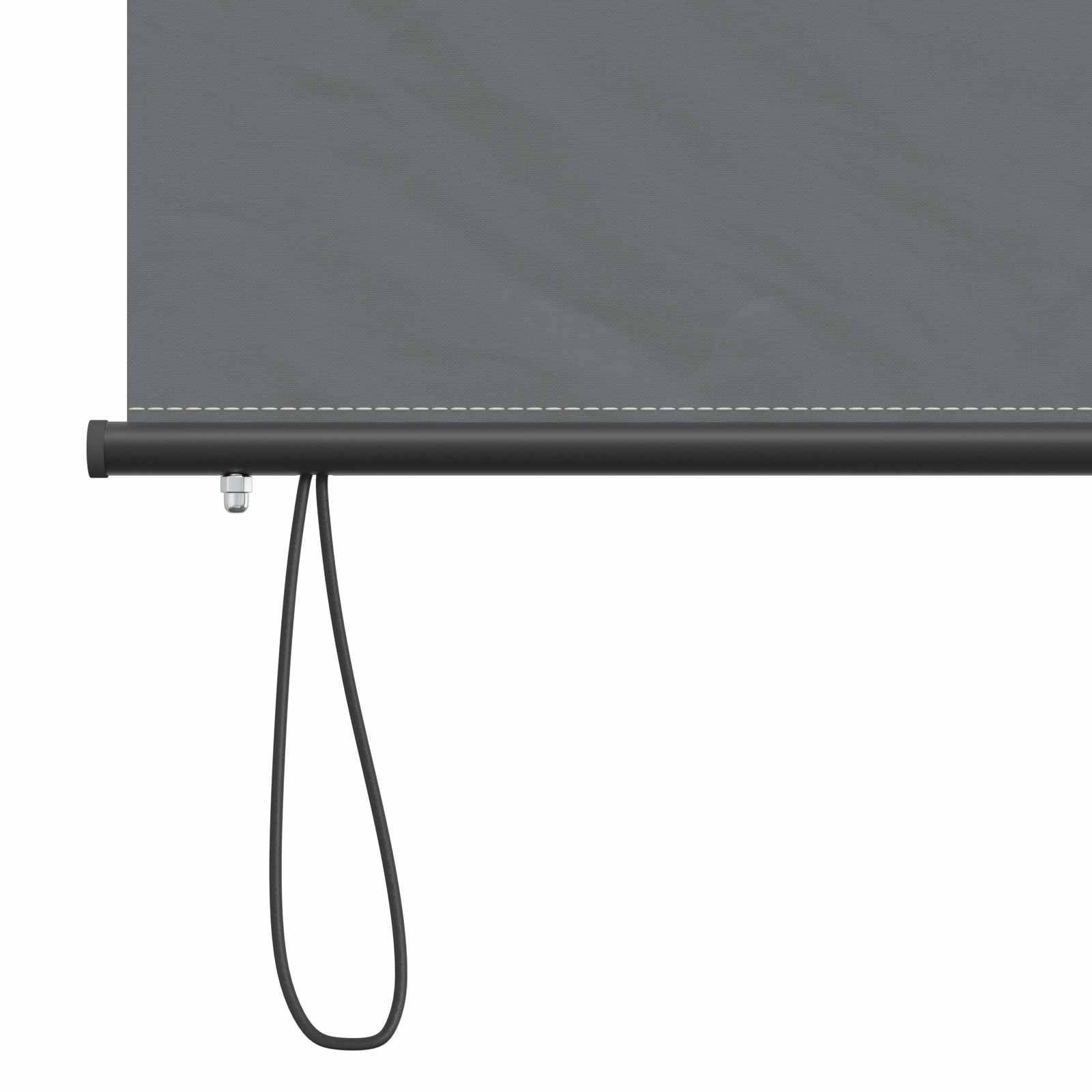 vidaXL Rollo Hellgrau 180 x 250 cm Stoff und Aluminium