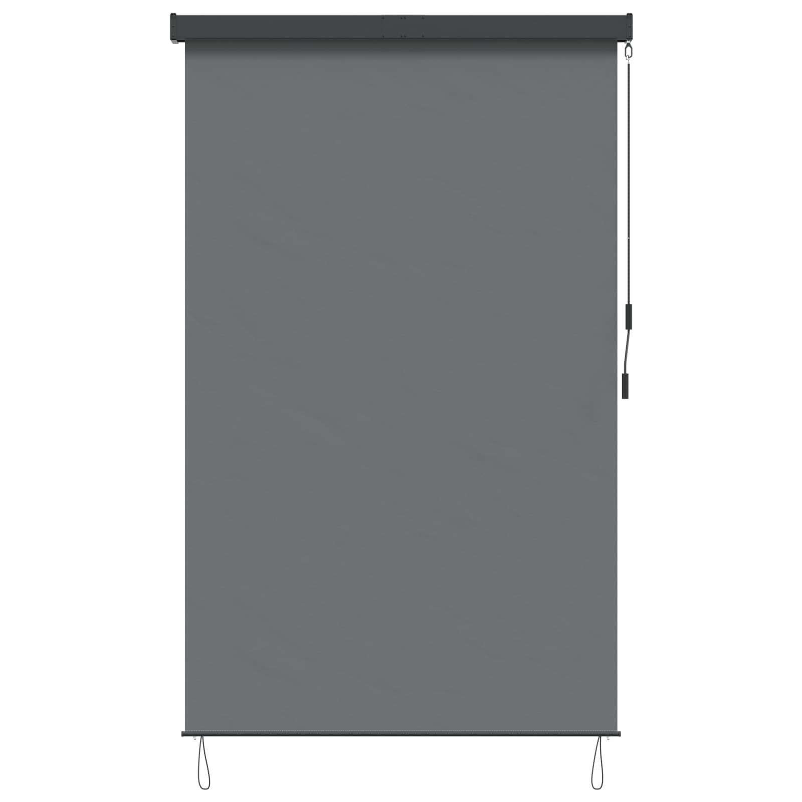 vidaXL Rollo Hellgrau 180 x 250 cm Stoff und Aluminium