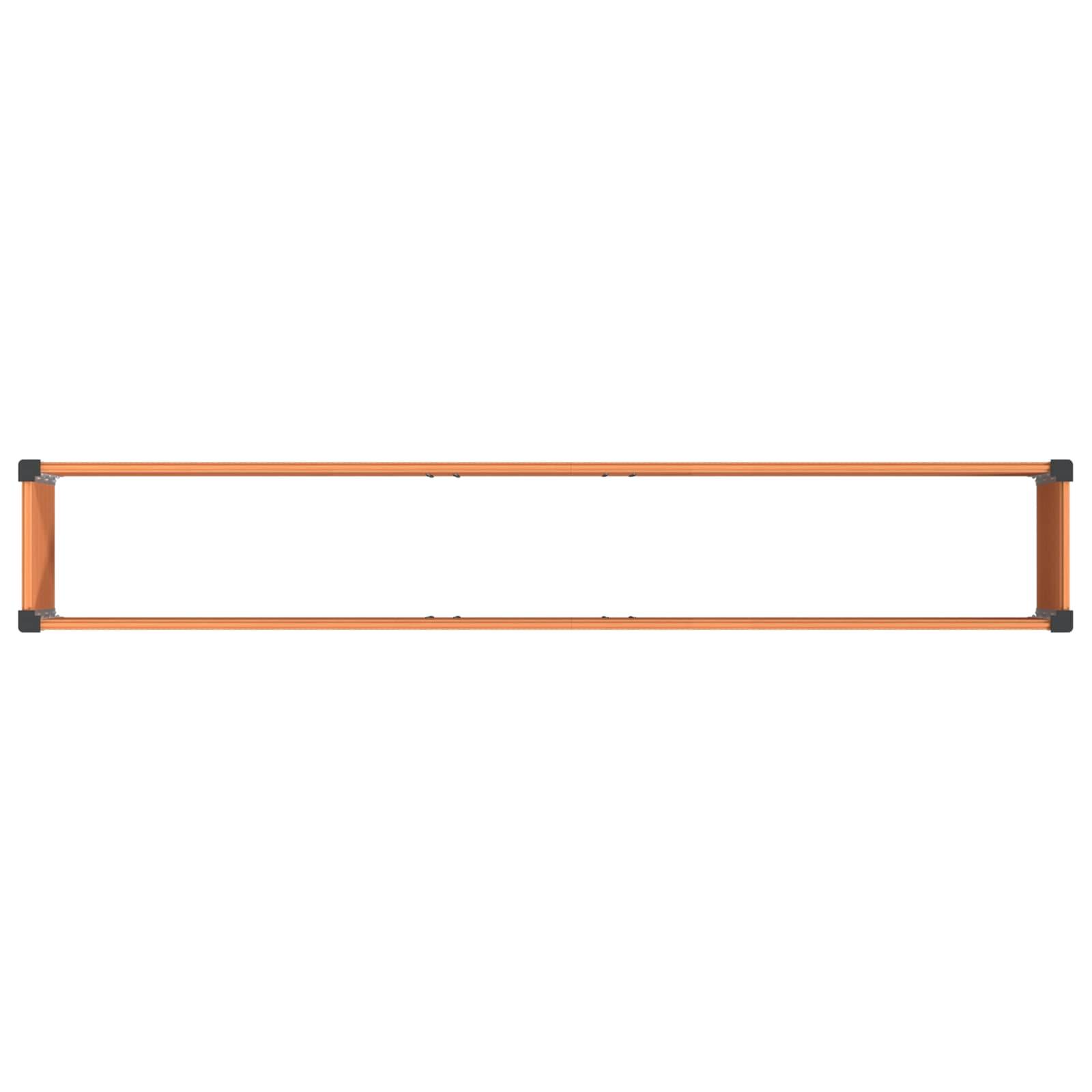 vidaXL Hochbeet WPC und Aluminium