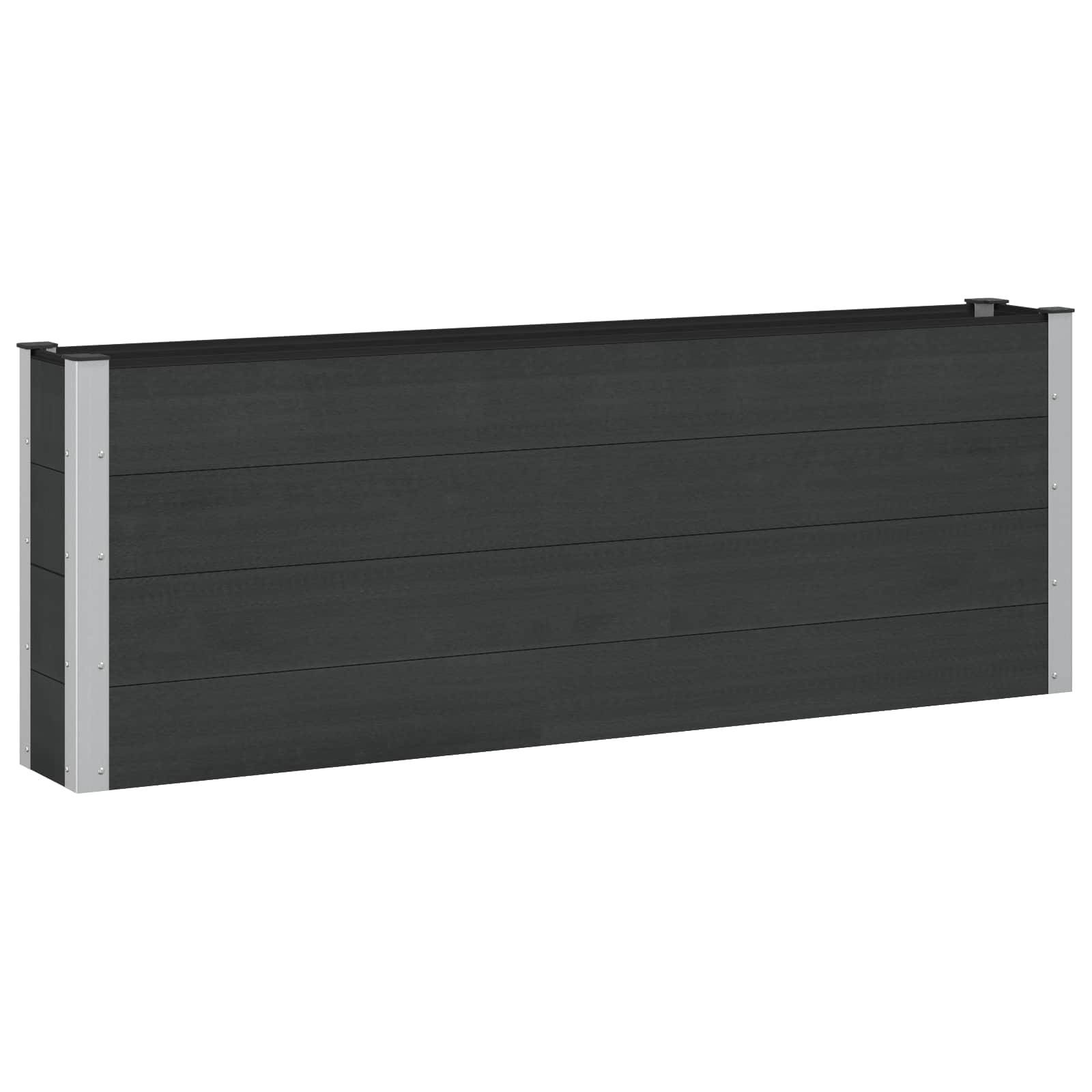 vidaXL Hochbeet WPC und Aluminium