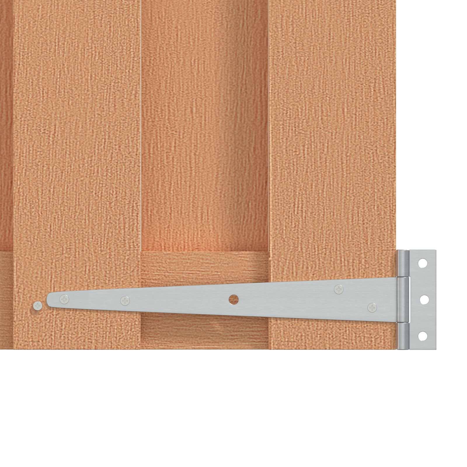 vidaXL Gartentor 100 x 60 cm WPC und Aluminium Braun