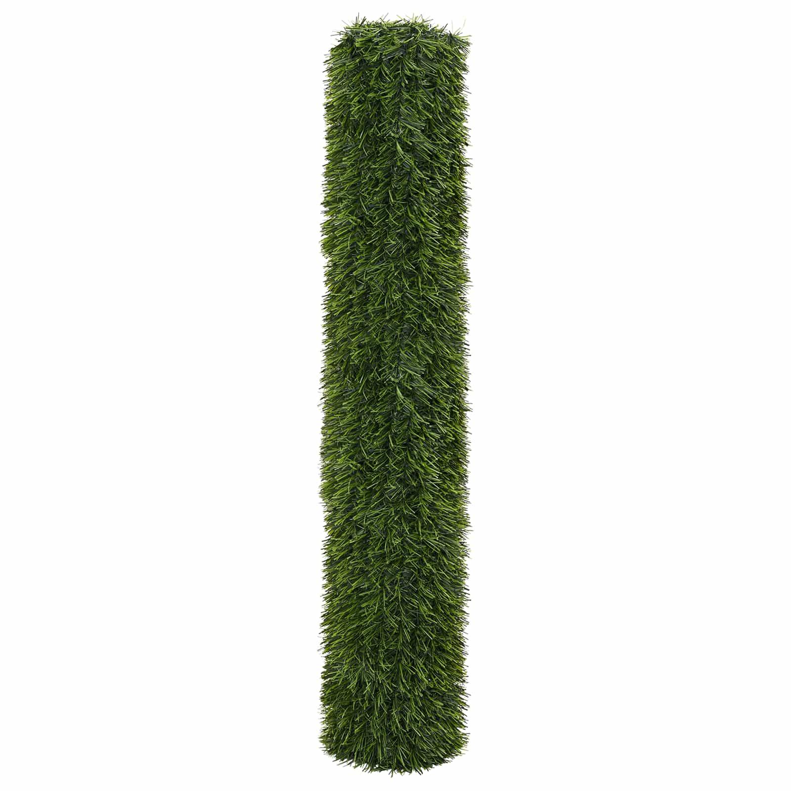 vidaXL Künstlicher Zaun Hellgrün 1,5 x 3 m PVC und Stahl