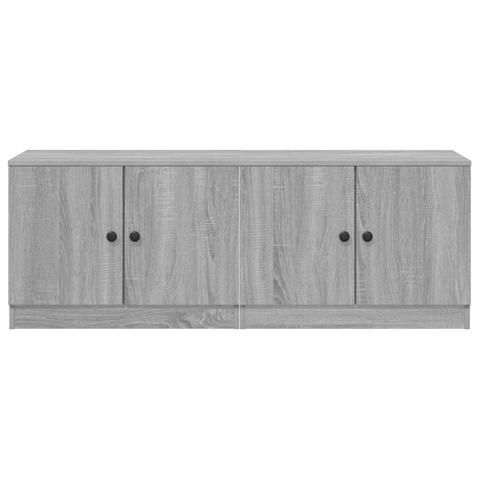 vidaXL Bettschrank 2 pcs Graues Sonoma 66 x 35 x 48 cm Holzwerkstoff
