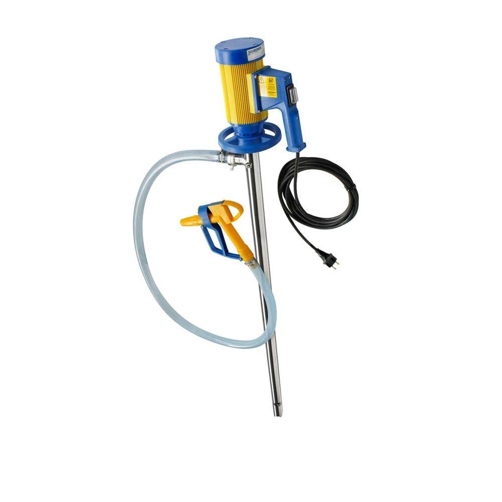 Fasspumpen Set JP-280 - 230 V - 112 l/min - Pumpwerk Edelstahl 1.4571 - Tauchrohrlänge 1000 mm