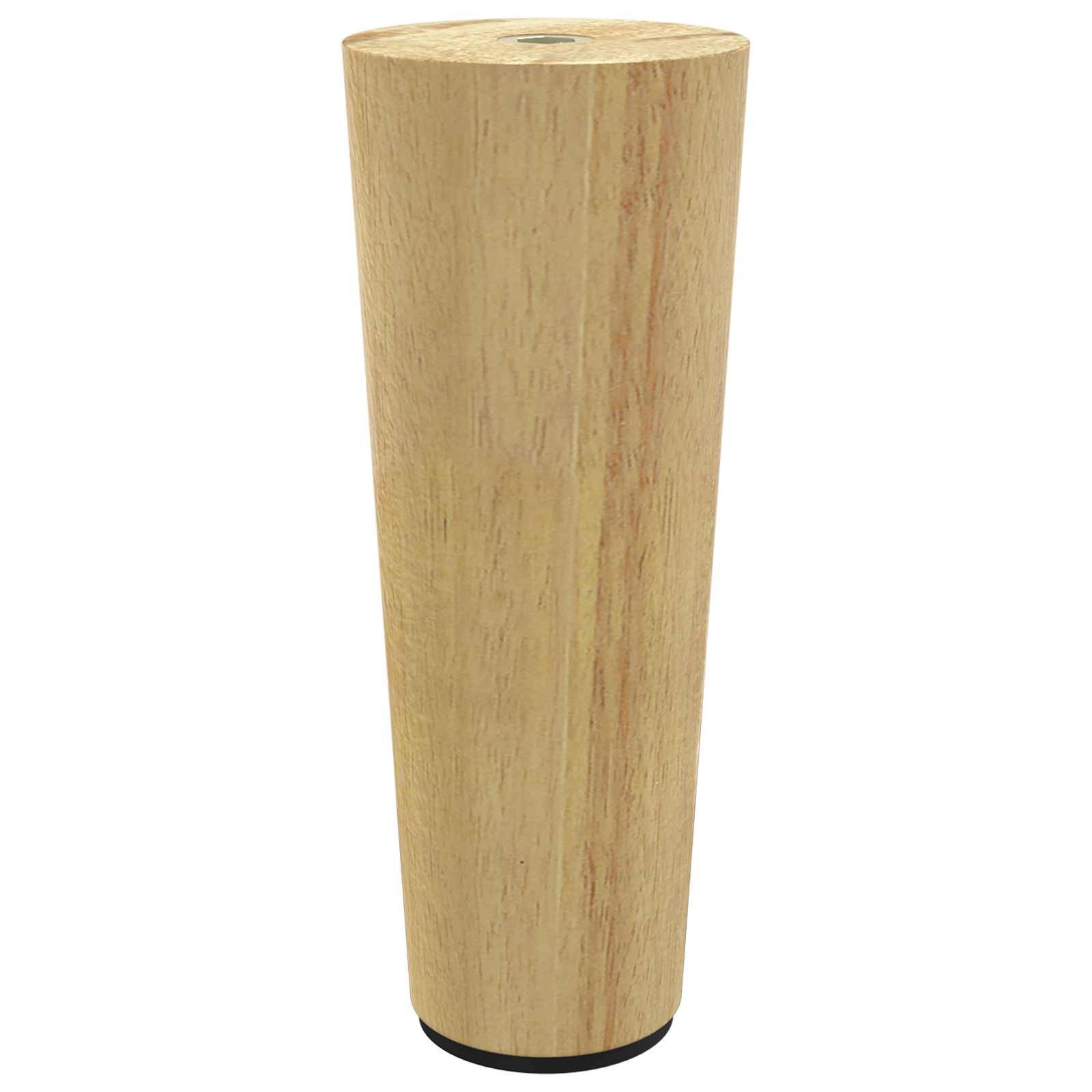 vidaXL Möbelbeine 2 pcs Braun Ø 44 x 100 mm Massives Eukalyptus Holz