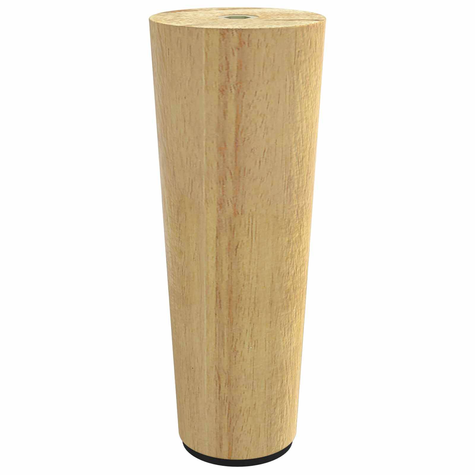 vidaXL Möbelbeine 2 pcs Braun Ø 44 x 100 mm Massives Eukalyptus Holz