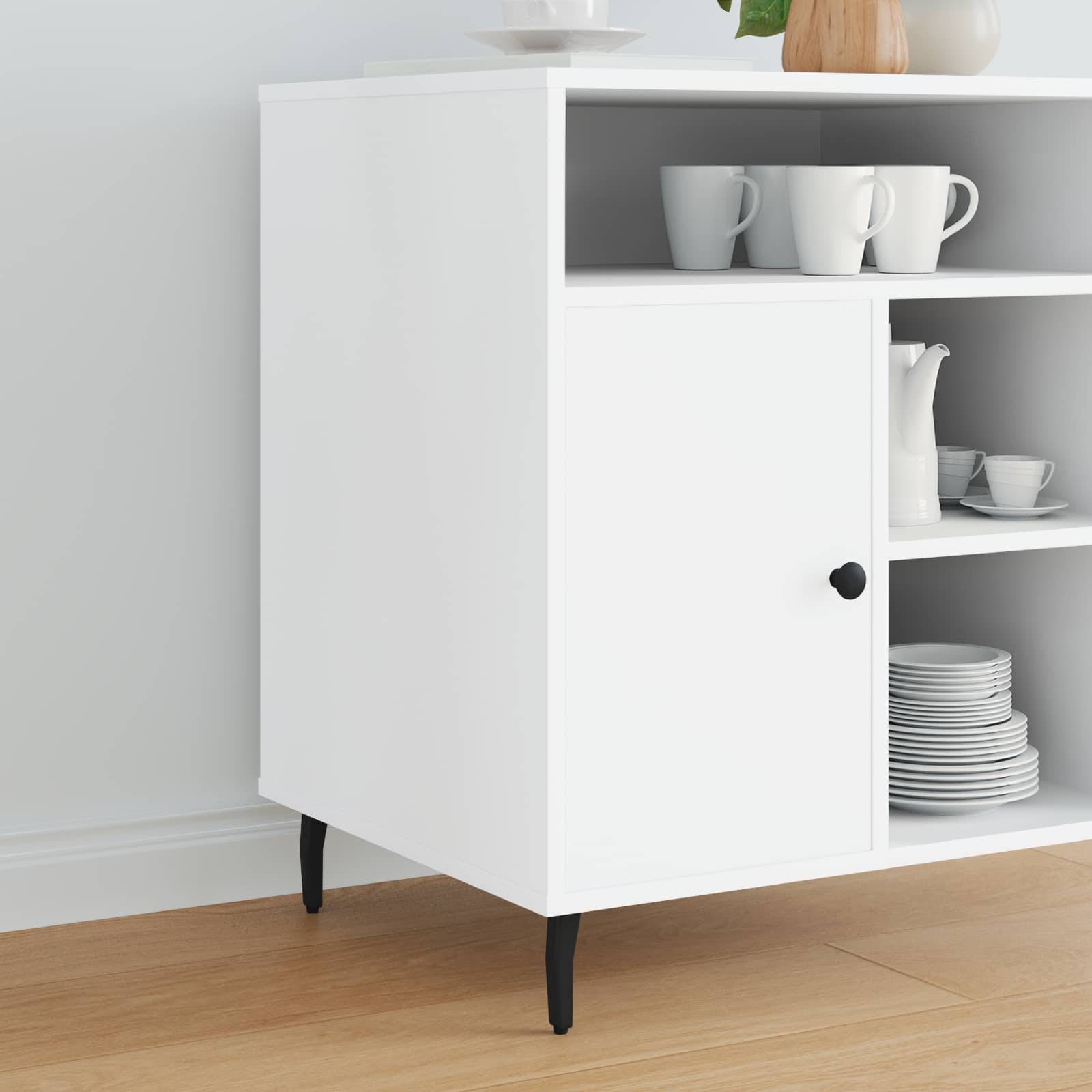 vidaXL Standfüße 2 pcs Schwarz 40 x 40 x 100 mm Eisen