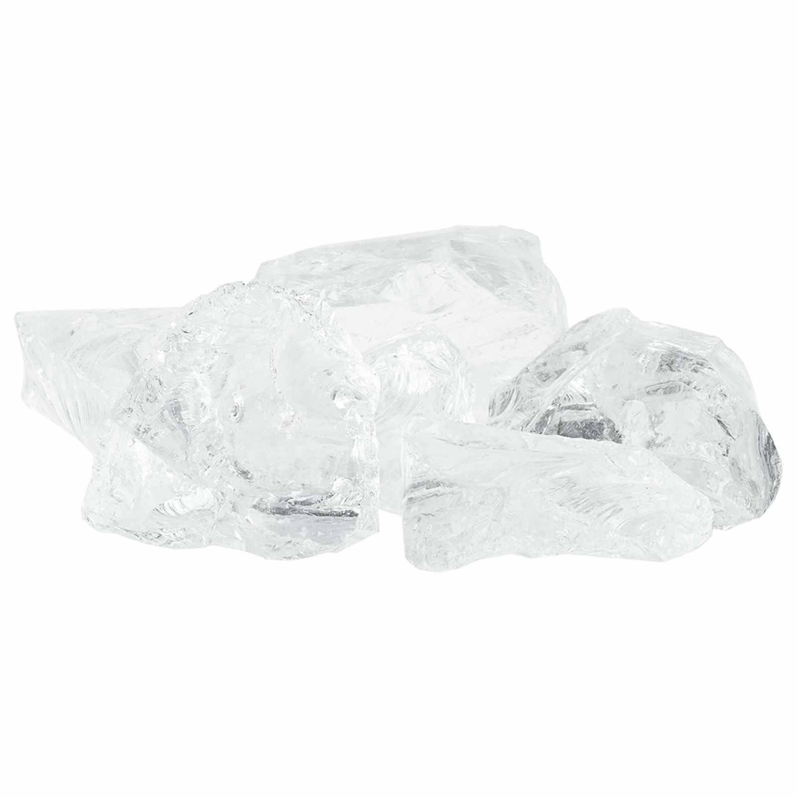 vidaXL Gartensteine Weiß 12 cm Glas