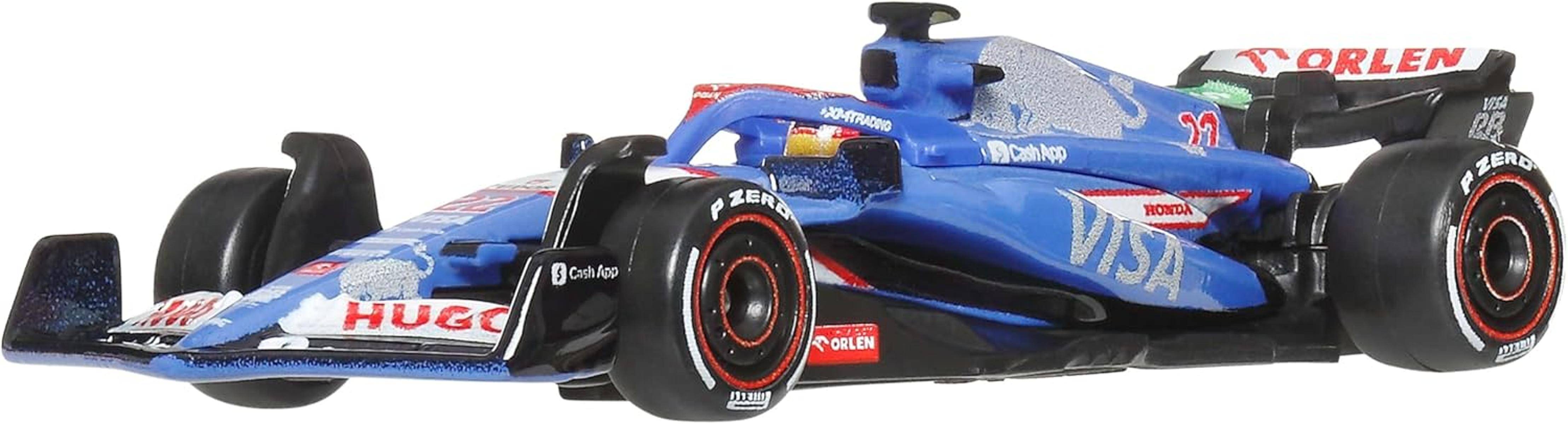 Hot Wheels VISA RB Formula 1 VCARB 01 TEAM 2024 Yuki Tsunoda 22 1:64 JBM14