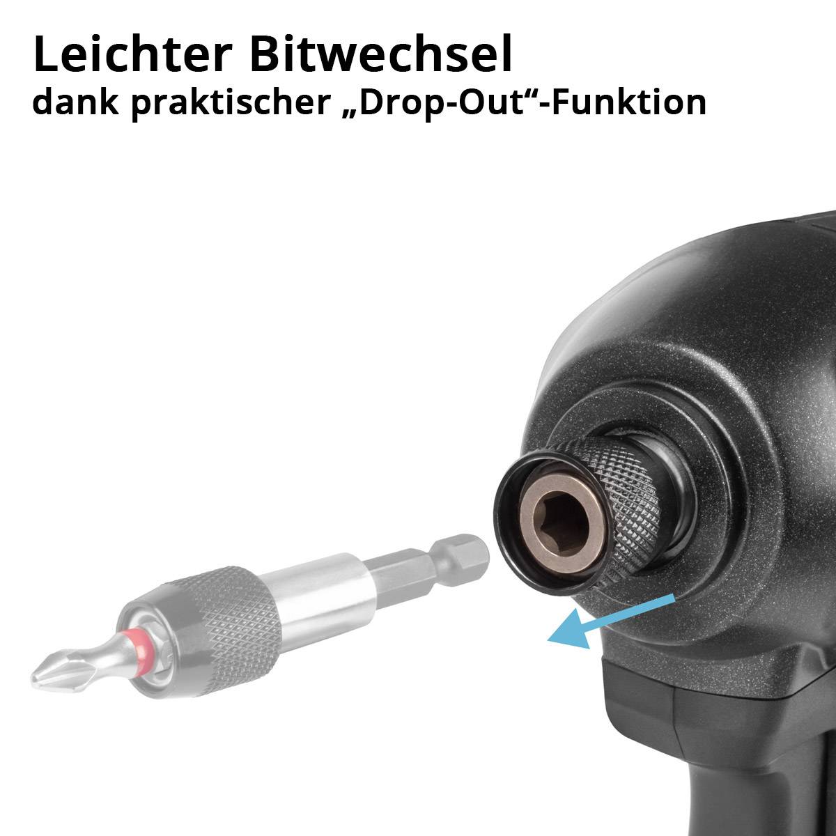 STAHLWERK Akku-Werkzeug-Set Winkelschleifer 2 Drehschlagschrauber Akku