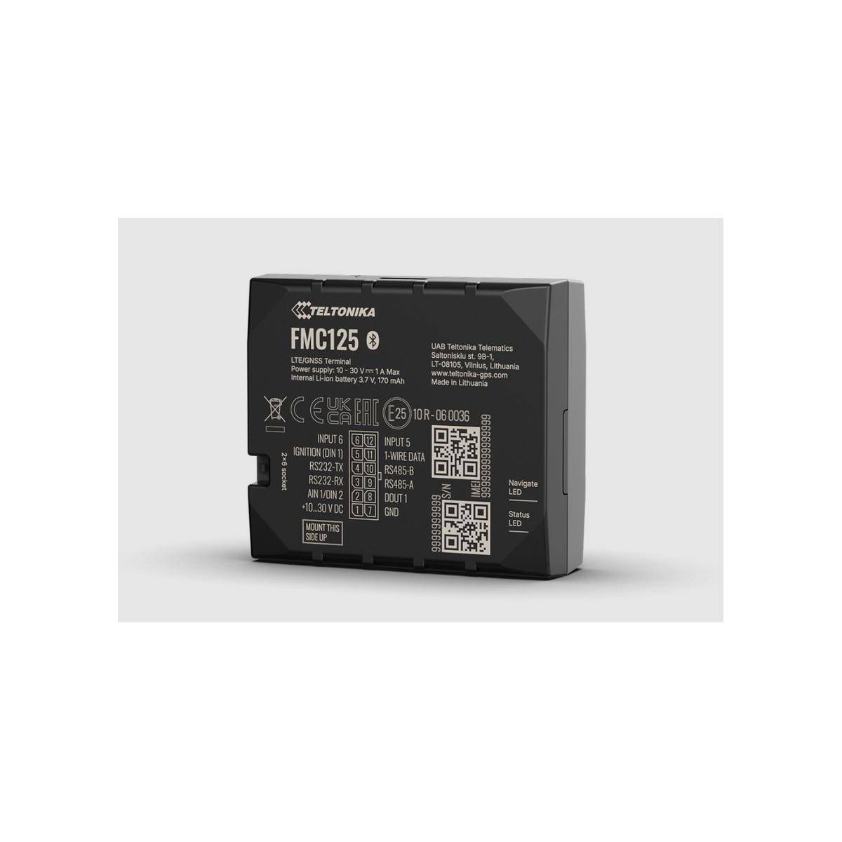 FMC125 - Vielseitiger 4G-LTE-Cat-1-Tracker mit RS232- und RS485-Schnittstellen