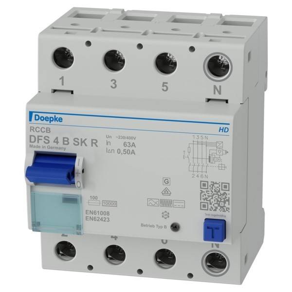 Doepke FI-Schalter DFS4 63-4/0,50BSKRHD