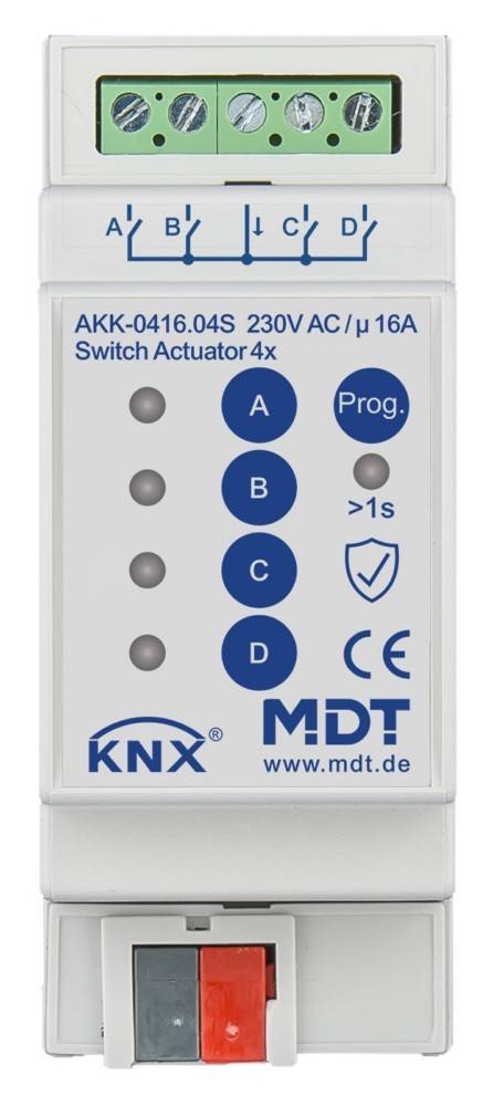 MDT technologies KNX Schaltaktor 4-fach AKK-0416.04S