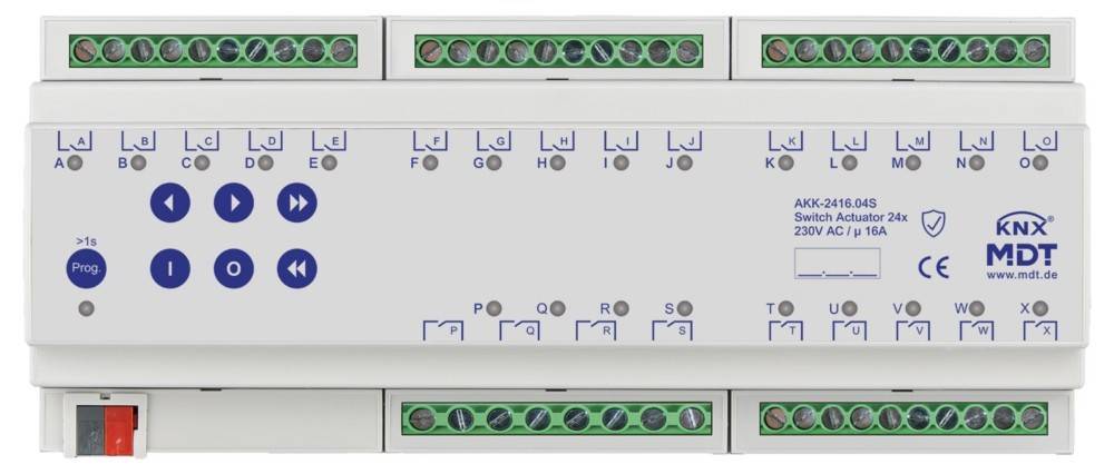 MDT technologies KNX Schaltaktor 24-fach AKK-2416.04S