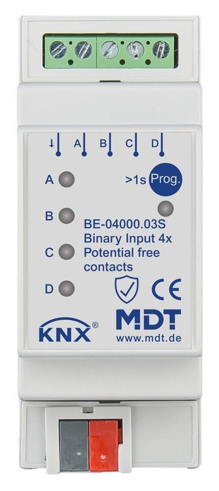 MDT technologies KNX Binäreingang 4-fach BE-04000.03S