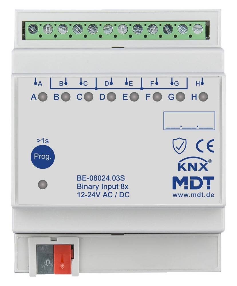 MDT technologies KNX Binäreingang 8-fach BE-08024.03S
