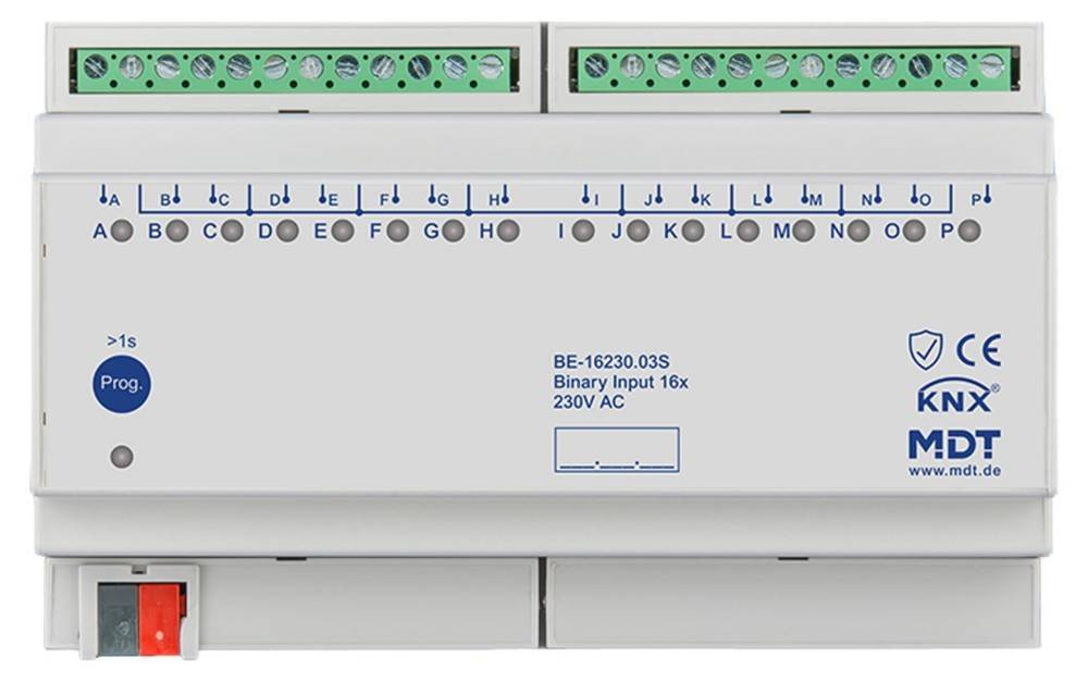 MDT technologies KNX Binäreingang 16-fach BE-16230.03S