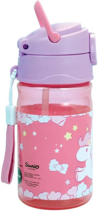 Hello Kitty Unicorn Kunststoffflasche mit Haken 350 ml