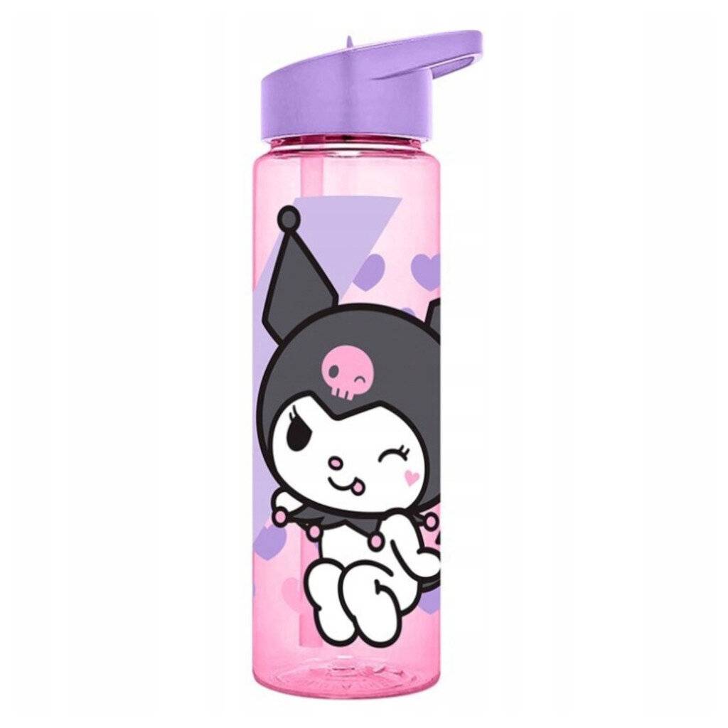 Kuromi Plastiktrinkhalmflasche 600 ml