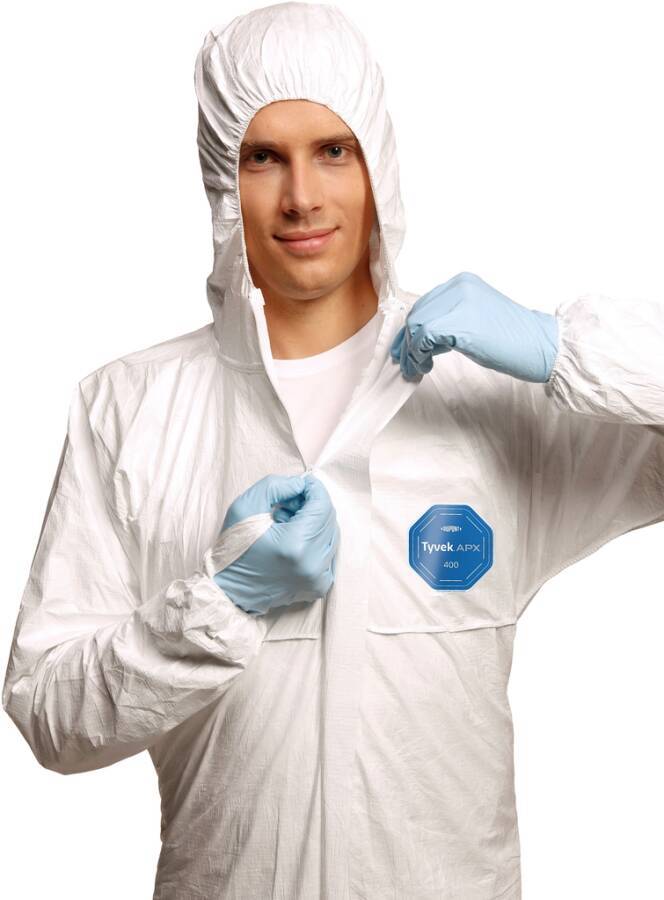 Tyvek® APX™ 400 D15582418 Größe L Farbe weiß Ausführung ohne Füßlinge