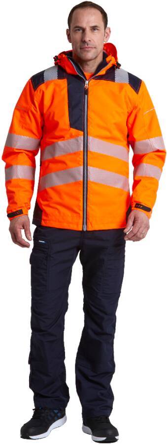 Warnschutz-Winter-/Regenjacke T400 Klasse 3 T400ONRXL Größe XL Farbe warnorange / marine
