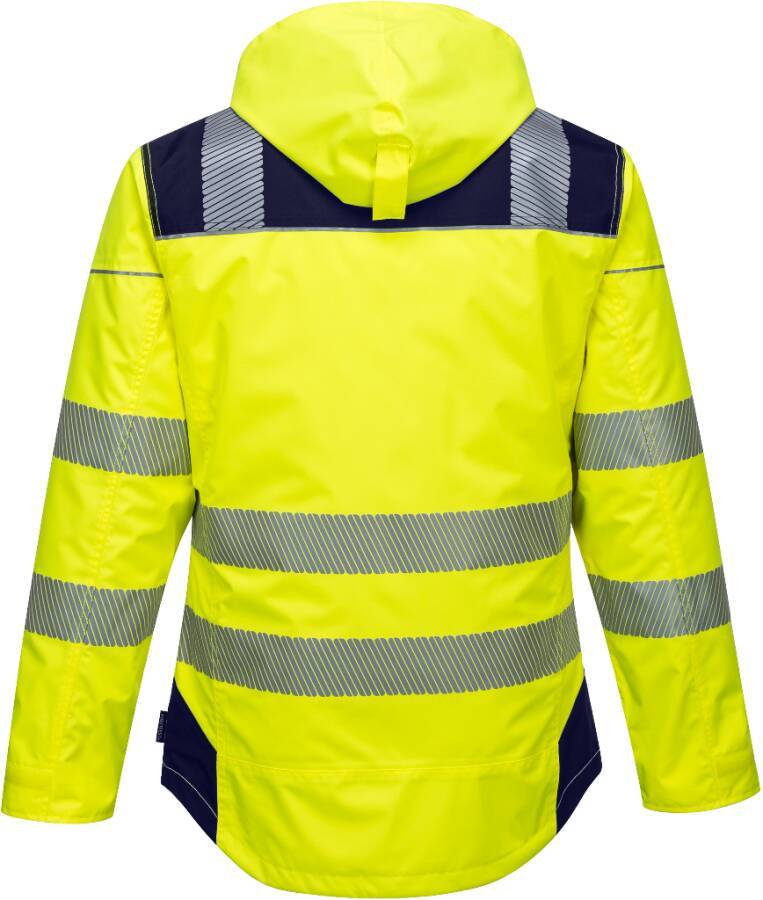Warnschutz-Winter-/Regenjacke T400 Klasse 3 T400YNRS Größe S Farbe warngelb / marine
