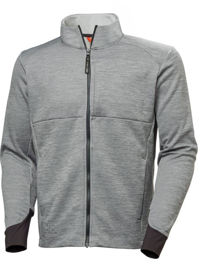 Funktionsjacke / Midlayer Tech 72380_930-M Größe M Farbe grau meliert