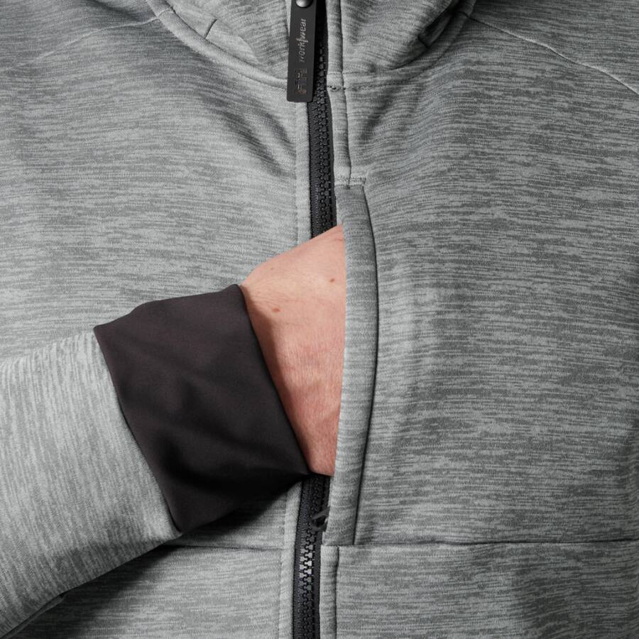 Funktionsjacke / Midlayer Tech 72380_930-M Größe M Farbe grau meliert