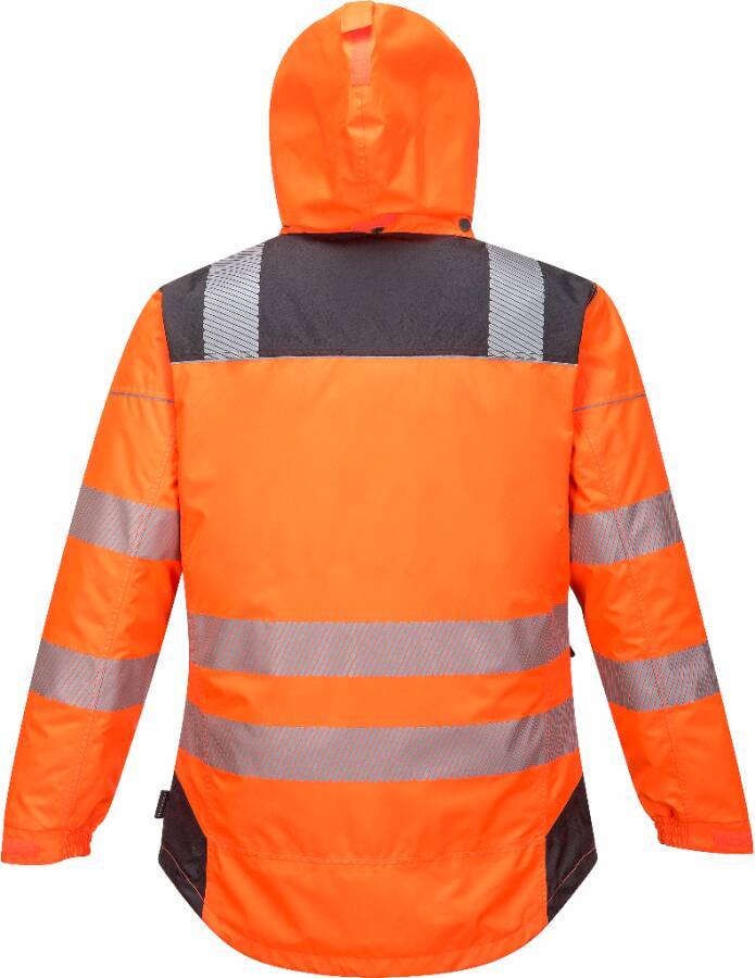 Warnschutz-Winter-/Regenjacke T400 Klasse 3 T400OGYXL Größe XL Farbe warnorange / grau
