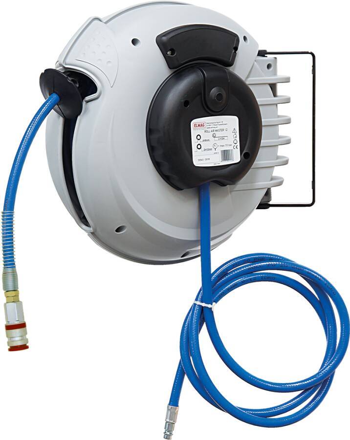 automatische Schlauchaufroller ROLL AIR 42164 Typ ROLL AIR MASTER 12 für Medium Druckluft Länge 12 m Zuleitung 2 m Innen