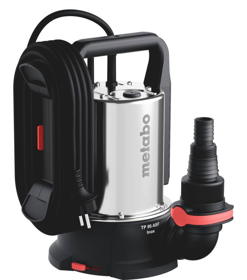 Klarwasser-Tauchpumpe TP 601791000 Typ 95 ASF Nennaufnahme 350 W Förderleistung 9500 l/h Förderhöhe 8 m Anschluss 1,1/2”