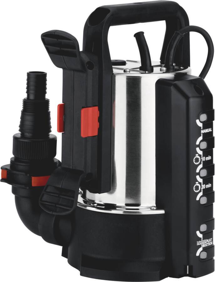 Klarwasser-Tauchpumpe TP 601791000 Typ 95 ASF Nennaufnahme 350 W Förderleistung 9500 l/h Förderhöhe 8 m Anschluss 1,1/2”