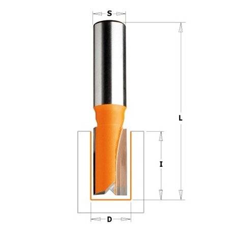 HM Nutfräser D = 22 mm, I = 20 mm, L = 57,2 mm, S = 8 mm