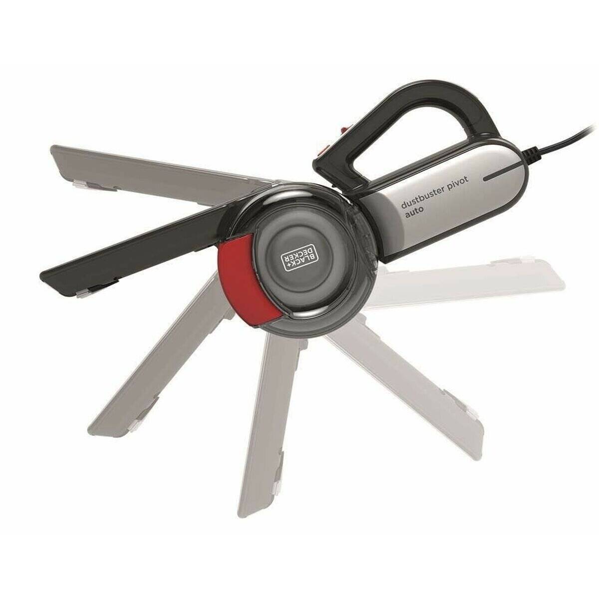 Zyklon-Handstaubsauger Black & Decker PV1200AV 12,5 W 0,44 L Schwarz Rot