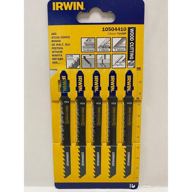 IRWIN HANDLER TESTS 100mm T144DP /5Stk/ HOLZ