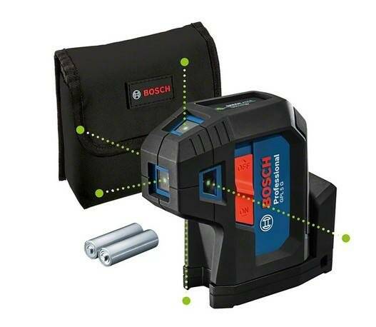 Punktlaser GPL 5 G Professional (blau/schwarz, grüne Laserpunkte)