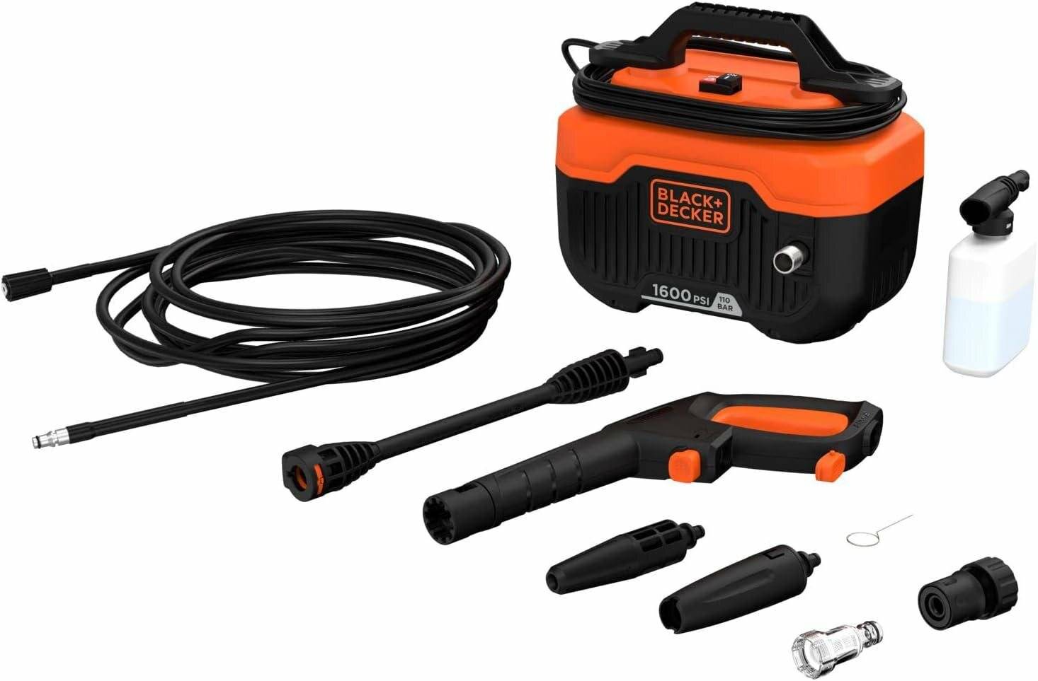 Black&Decker Hochdruckreiniger 1.300 Watt 110 bar BEPW1300H