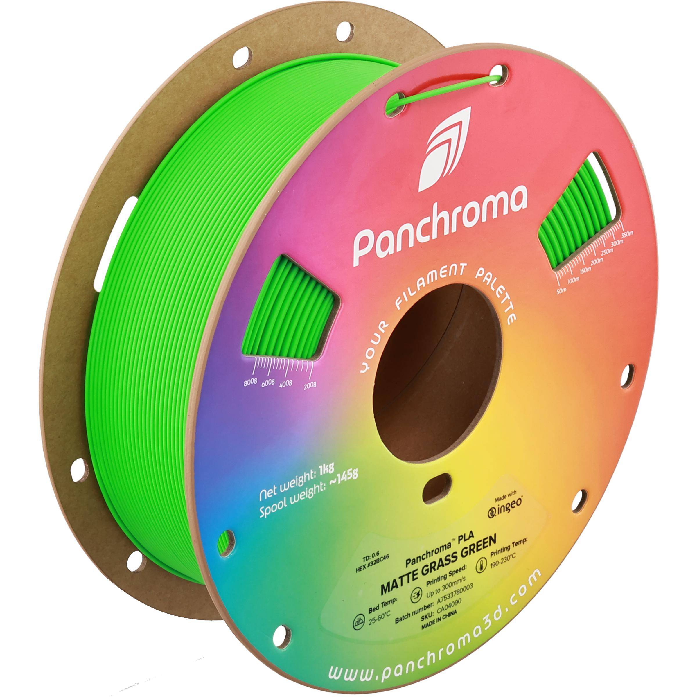 Polymaker Panchroma Matte PLA Filament, 1,75mm, 1kg - Farbton: Grass Green