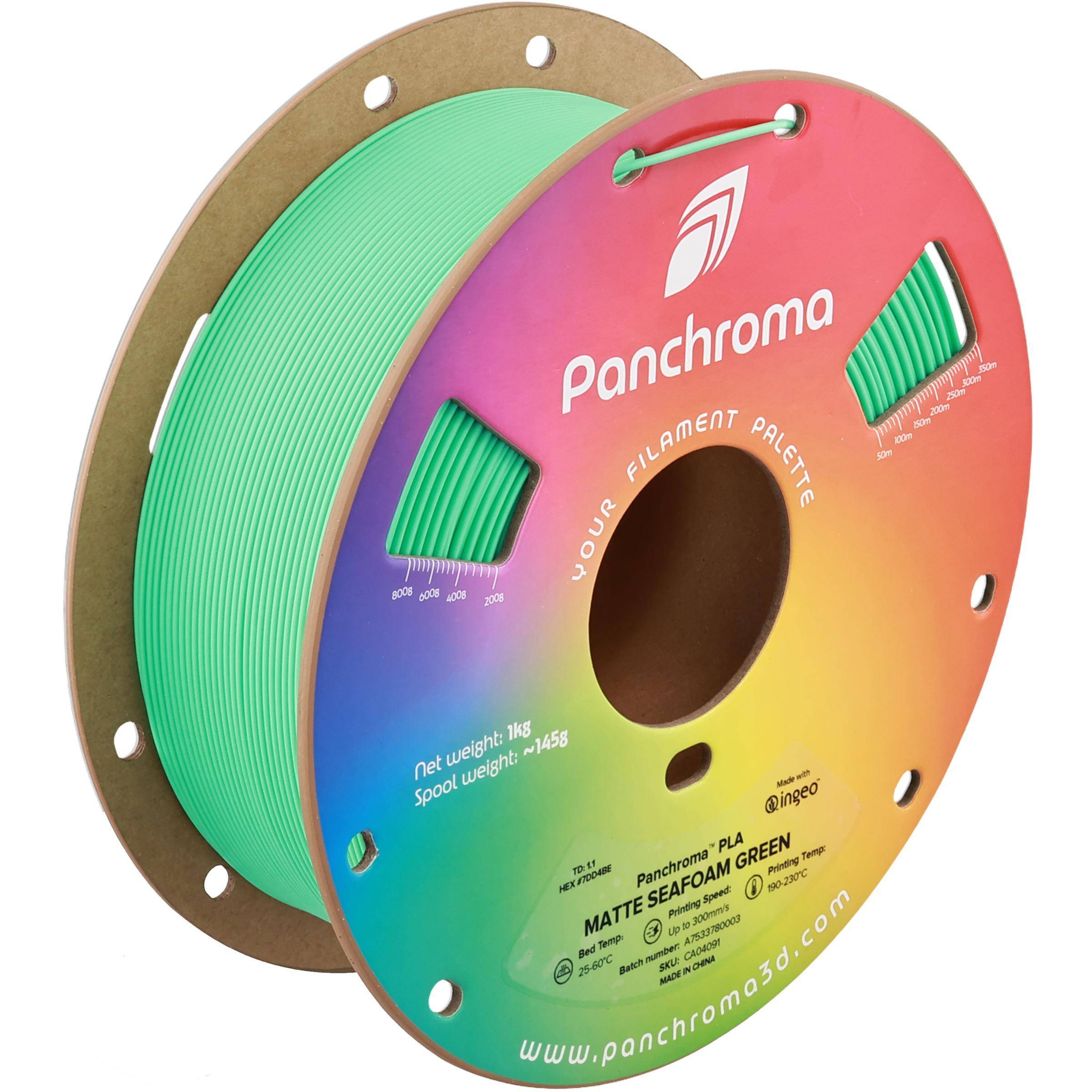 Polymaker Panchroma Matte PLA Filament, 1,75mm, 1kg - Farbton: Seafoam Green