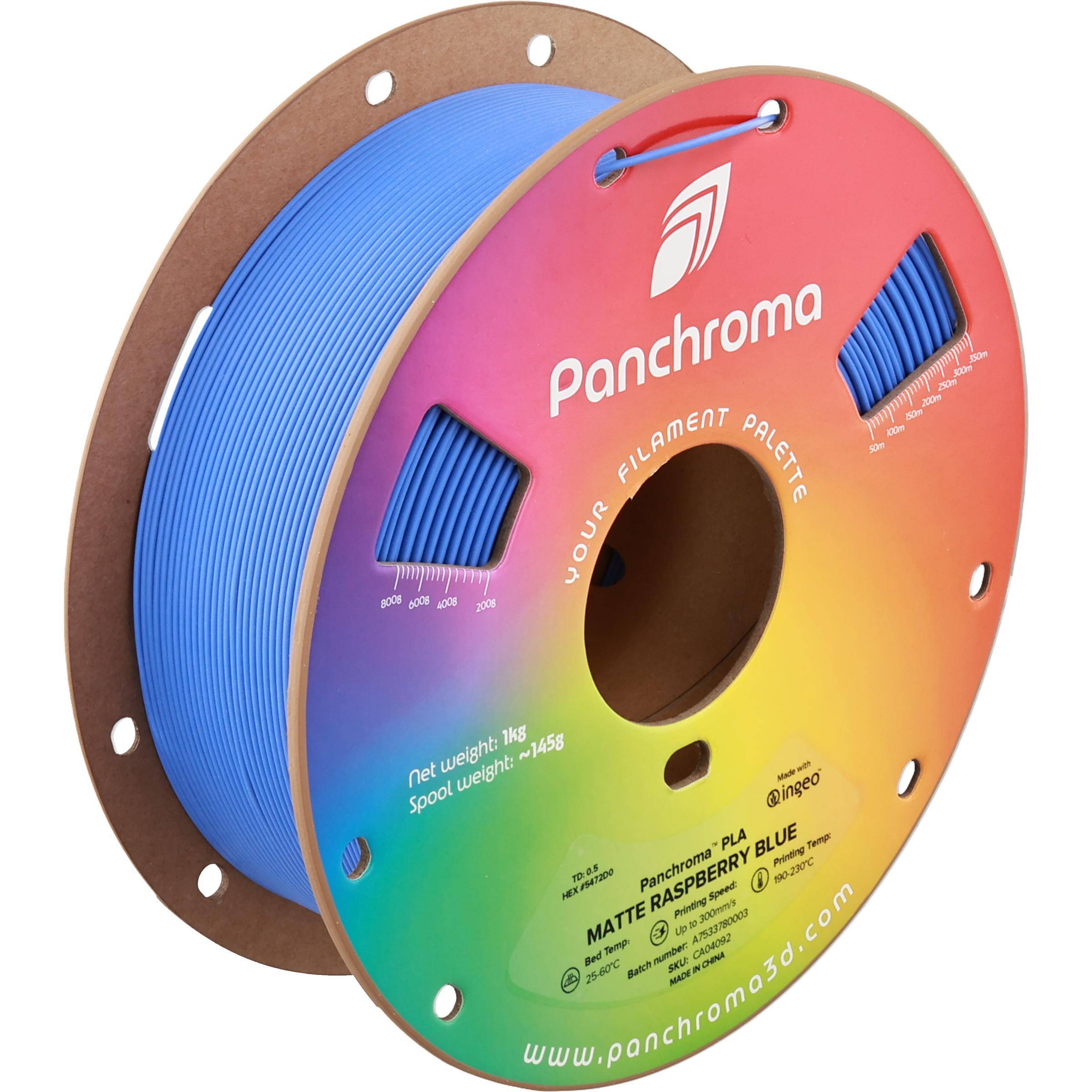 Polymaker Panchroma Matte PLA Filament, 1,75mm, 1kg - Farbton: Raspberry Blue