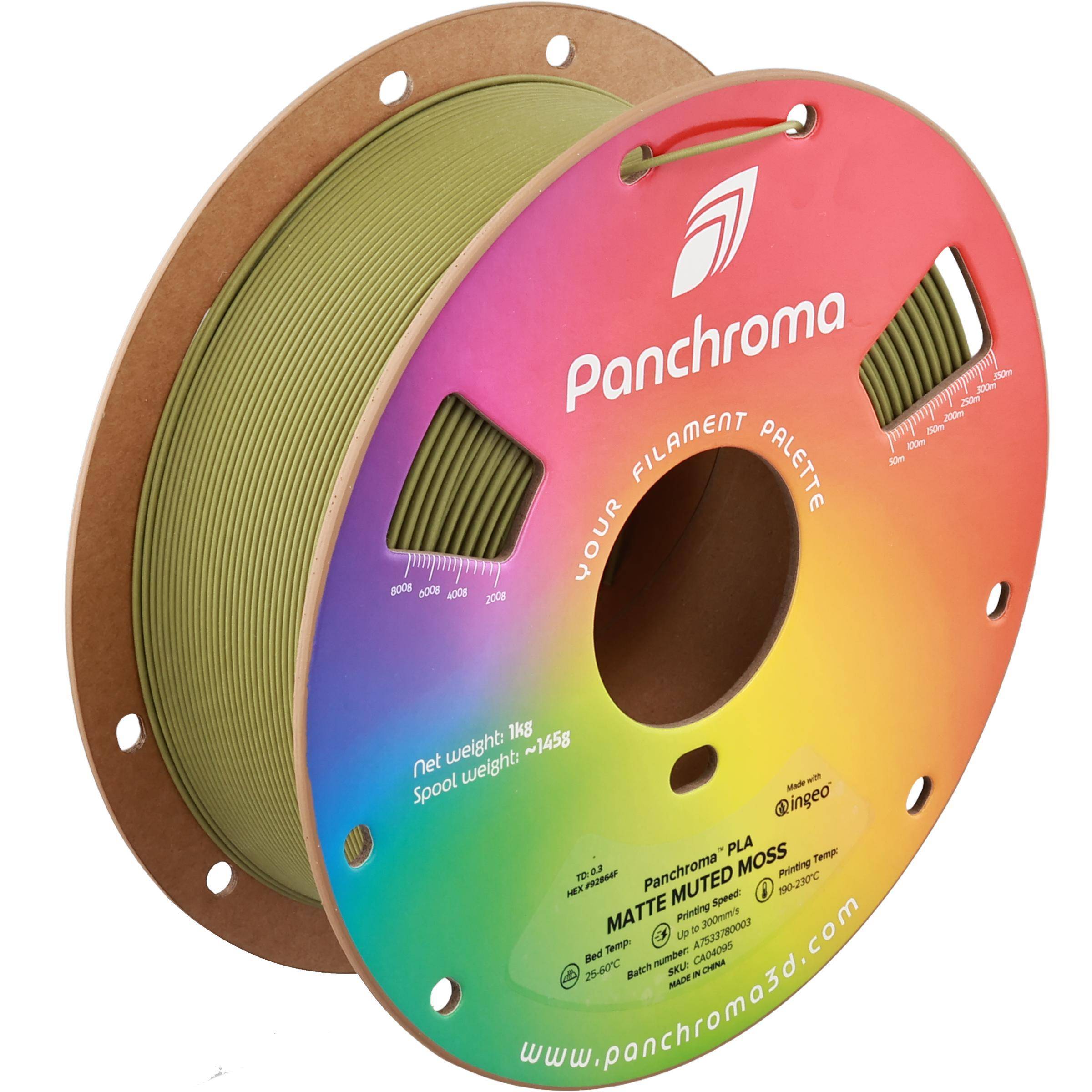 Polymaker Panchroma Matte PLA Filament, 1,75mm, 1kg - Farbton: Muted Moss