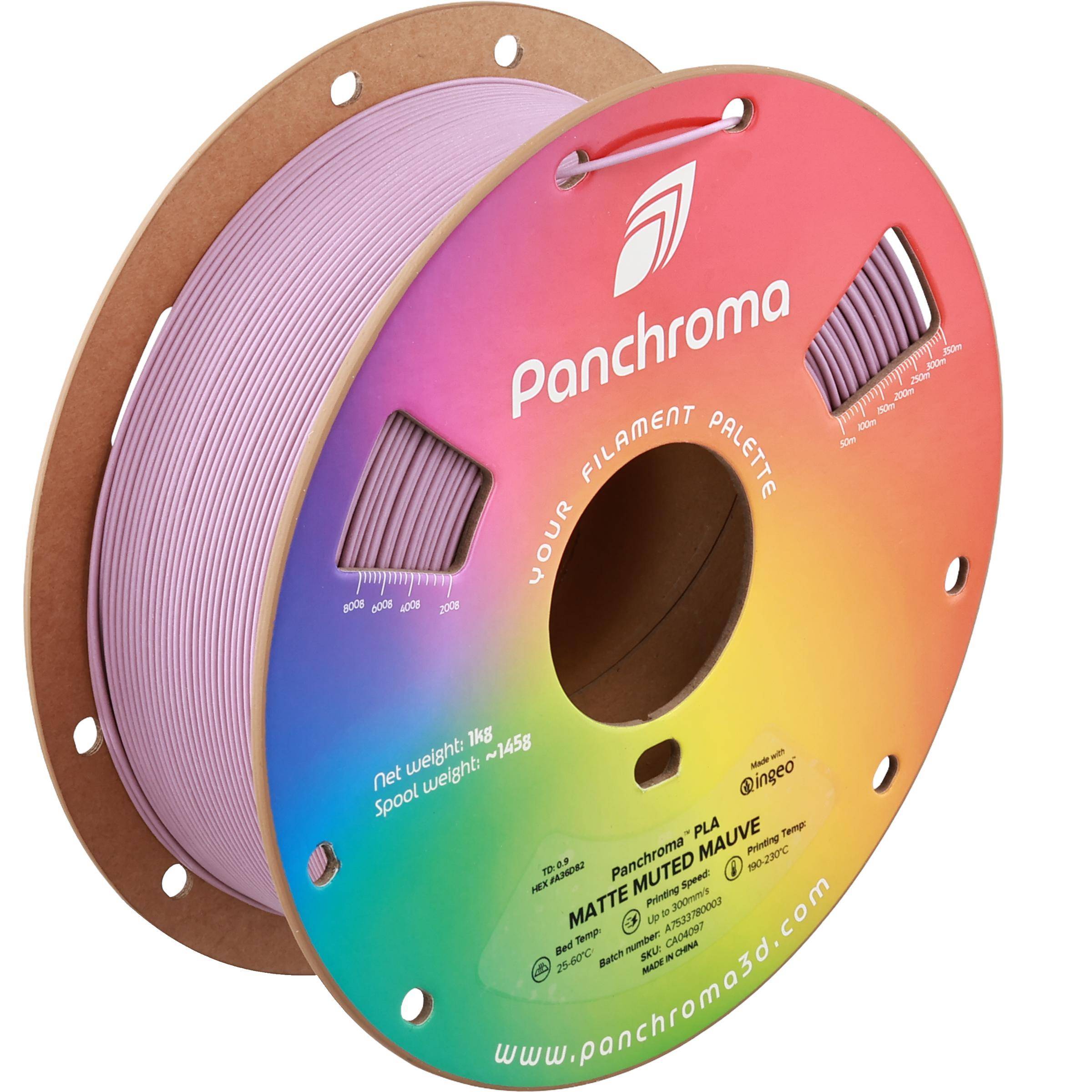 Polymaker Panchroma Matte PLA Filament, 1,75mm, 1kg - Farbton: Muted Mauve